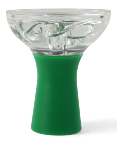 Силиконовая чаша для кальяна Samsaris Green