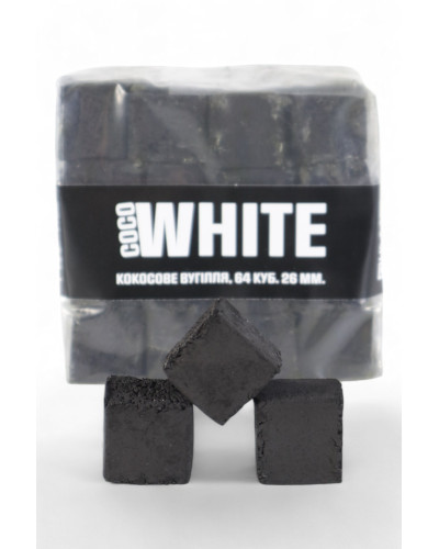 Кокосове вугілля для кальяну CocoWhite 1 кг 26ммбез коробки - фото 2