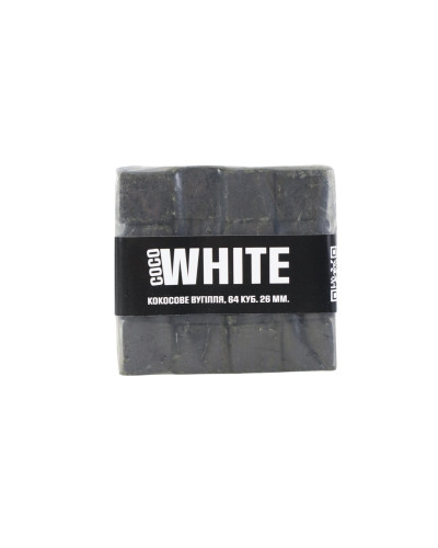 Кокосове вугілля для кальяну CocoWhite 1 кг 26ммбез коробки