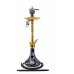 Кальян AMY Deluxe &ampampampampampampampampampampampampampampampampquotAlu Sierra&ampampampampampampampampampampampampampampampampquot 073.01 Black with gold - фото 1