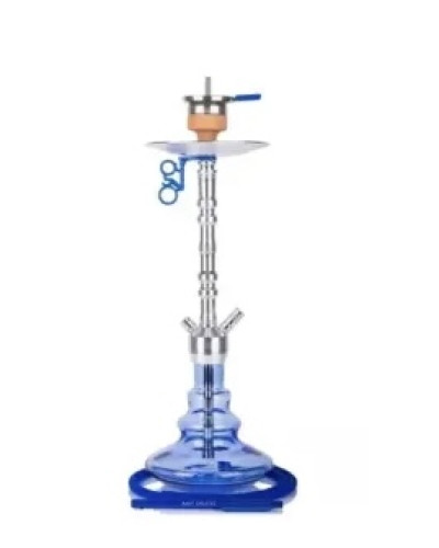 Кальян AMY Deluxe &ampampampampampampampampampampampampampampampampquotAlu Zulu&ampampampampampampampampampampampampampampampampquot 070.01 Blue with silver