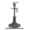 Кальян AMY Deluxe 116.02 Alu Wonder S Black