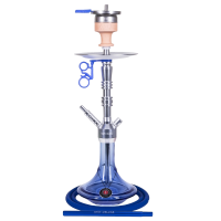 Кальян AMY Deluxe &ampampampampampampampampampampampampampampampampquotAlu Lima S&ampampampampampampampampampampampampampampampampquot 069.02 Blue with silver
