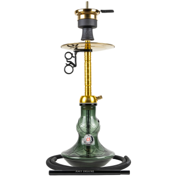 Кальян AMY Deluxe &ampampampampampampampampampampampampampampampampquotAlu Flirt S&ampampampampampampampampampampampampampampampampquot 122.02 Gold with green.