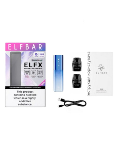 Стартовий набір Elf Bar ELFX - Blue - фото 6