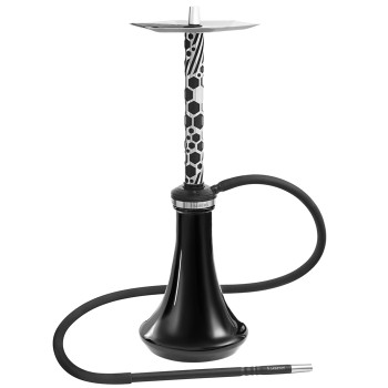 Кальян Embery MONO-H 4.0 Silver с колбой Embery Black 63 см