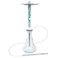Кальян Embery MONO-H 4.0 Chameleon-Snow з колбою Embery Clear 63 см