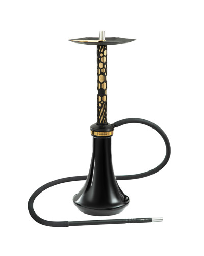 Кальян Embery MONO-H 4.0 Gold-Black з колбою Embery Black 63 см