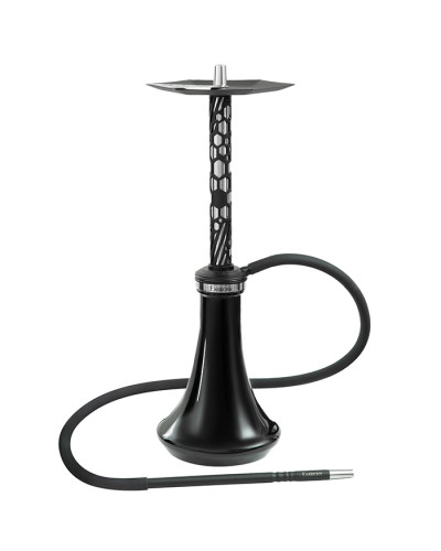 Кальян Embery MONO-H 4.0 Silver-Black з колбою Embery Black 63 см