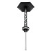Кальян Embery MONO-H 4.0 Silver-Black з колбою Embery Black 63 см - фото 2