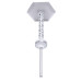 Кальян Embery MONO-H 4.0 Silver-Snow з колбою Embery Clear 63 см - фото 2