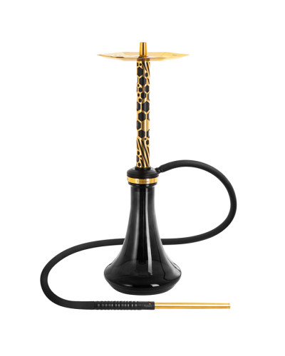 Кальян Embery MONO-H 4.0 Supreme Gold Black з колбою Embery Black 63 см