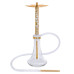 Кальян Embery MONO-H 4.0 Supreme Gold White з колбою Embery Clear 63 см - фото 1