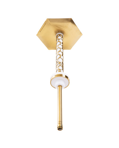 Кальян Embery MONO-H 4.0 Supreme Gold White з колбою Embery Clear 63 см - фото 2