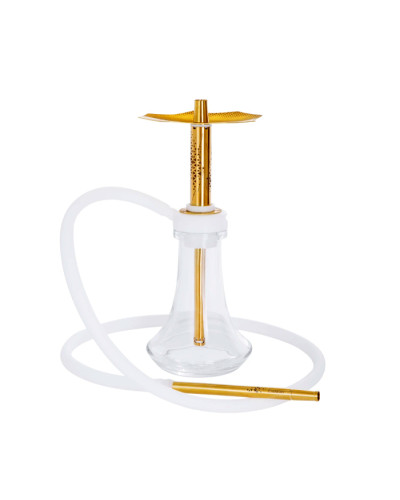 Кальян Embery Mini Mono 3.1 Supreme Gold White 38 см