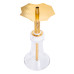 Кальян Embery Mini Mono 3.1 Supreme Gold White 38 см - фото 2