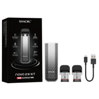 Стартовый набор SMOK NOVO 2X Silver Black Kobra