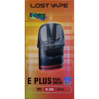 Картридж Lost Vape E-PLUS dual mesh 0.3 Om упаковка 3 шт.