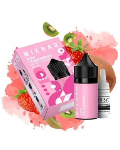 Набір MIX BAR Kiwi Strawberry Полуниця Ківі 30мл 50мг