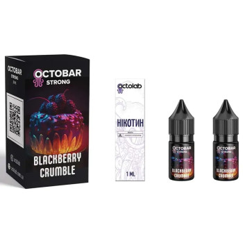 Набор Octobar Strong 10 ml Blackberry Crumble - фото 23