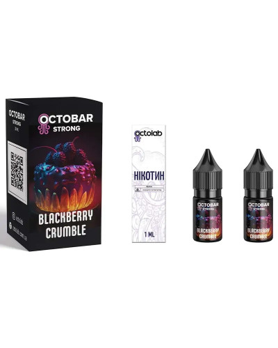 Набор Octobar Strong 10 ml Blackberry Crumble