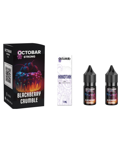 Набор Octobar Strong 30ml Blackberry Crumble