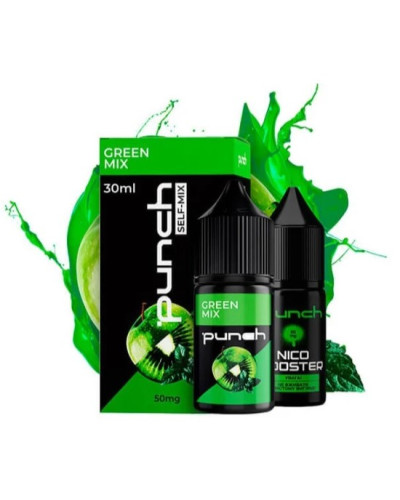 Набір Punch self-mix Green Mix яблуко ківі м\'ята 30мл 50мг