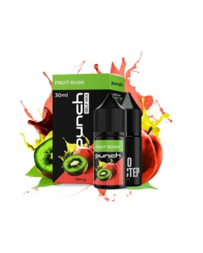 Набір Punch self-mix Fruit Rush ківі лимон персик 30мл 50мг
