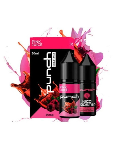 Набір Punch self-mix Pink Juice грейпфрут малина 30мл 50мг
