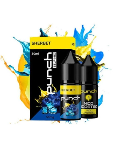 Набір Punch self-mix Sherbet чорниця лимон холод 30мл 50мг