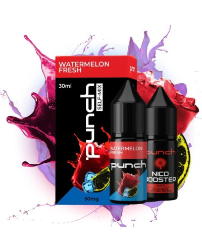 Набір Punch self-mix Watermelon Fresh арбуз лимон холод 30мл 50мг