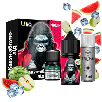 Набор Uliq Арбуз Яблоко Лед 30ml 50mg - фото 21