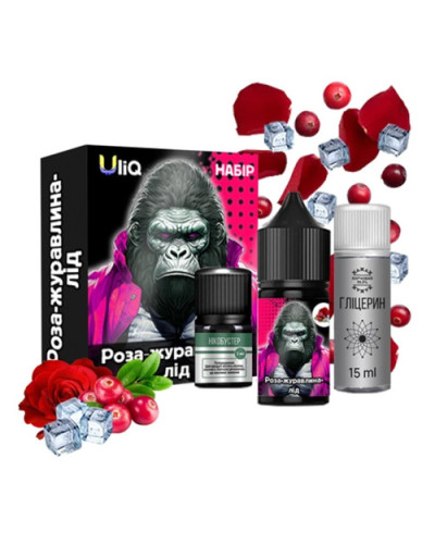 Набор Uliq Роза Клюква Лед 30ml 50mg