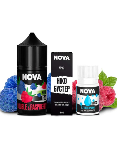 Набор Nova 30 ml DOUBLE RASPBERRY