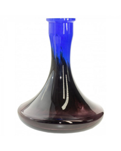 Колба 2х2 Hookah Craft Blue and Black 25 см