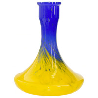 Колба 2х2 Hookah Craft Yellow and Blue 25 см