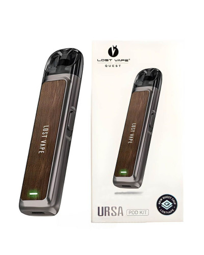 Стартовий набір Lost Vape Ursa Nano Original - Gunmetal Walnut Wood - фото 5