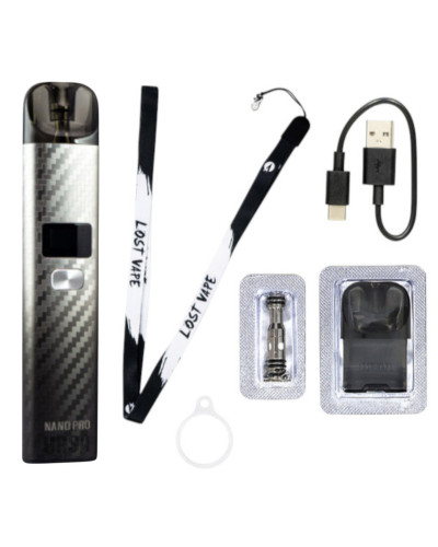 Стартовий набір Lost Vape Ursa Nano Pro Original - Silver Carbon G - фото 7