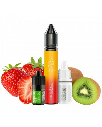 Набор для самозамеса Lucky Gold Kiwi Strawberry, 30 мл 50 мг 30 мл
