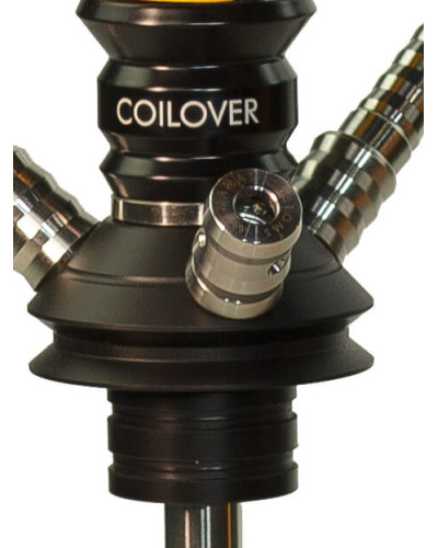 Кальян Mamay Customs Coilovers Mini Черный/Желтая пружина - фото 3