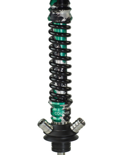 Кальян Mamay Customs Coilovers Mini Anod Зеленый камуфляж/Черная пружина - фото 2