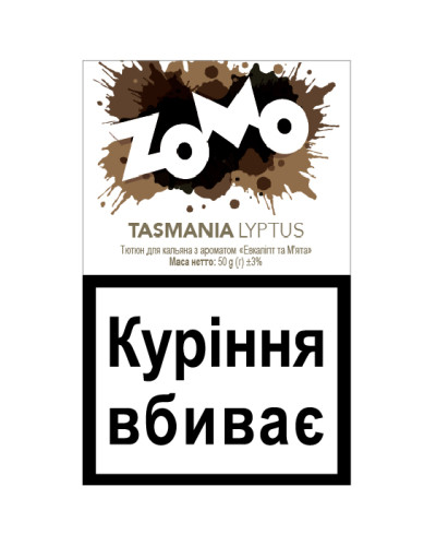 Табак для кальяна ZOMO Tasmania lyptus 50 г Эвкалипт с оттенками мяты