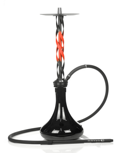Кальян Gramm Hookah Україна TORR Gradient Black-Red з колбою SS 05 Black