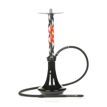 Кальян Gramm Hookah Україна TORR Gradient Black-Red із колбою Steamulation Black.