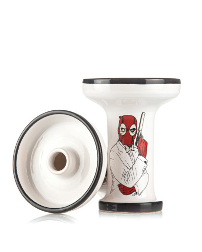 Чаша для кальяна Dumok Harmony Marvel Collection Deadpool 2