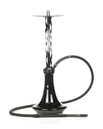 Кальян Gramm Hookah Україна TORR Gradient Black-White із колбою Steamulation Black