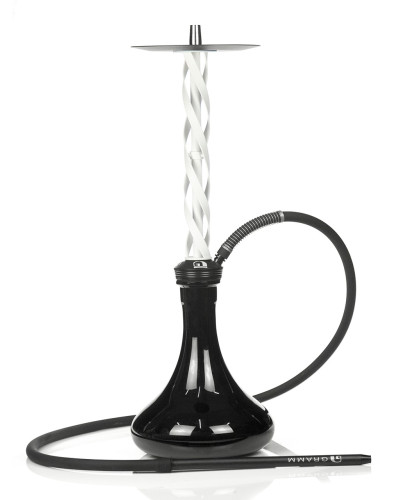 Кальян Gramm Hookah Україна TORR White з колбою SS 05 Black