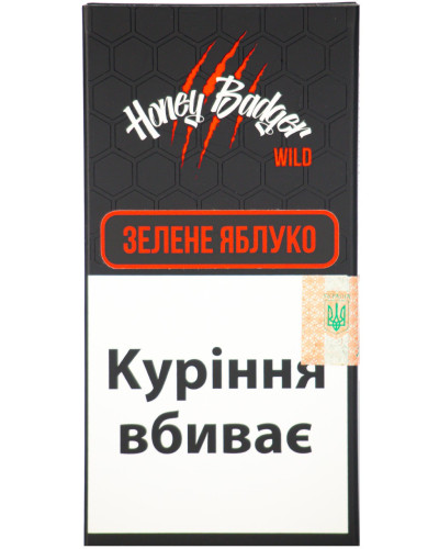 Табак для кальяна Honey Badger Wild Зеленое яблоко 40 г