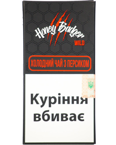 Табак для кальяна Honey Badger Wild Холодный чай с персиком 40 г