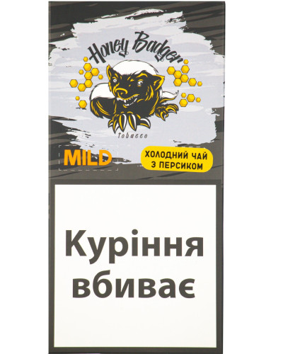 Табак для кальяна Honey Badger Mild Холодный чай с персиком 100 г